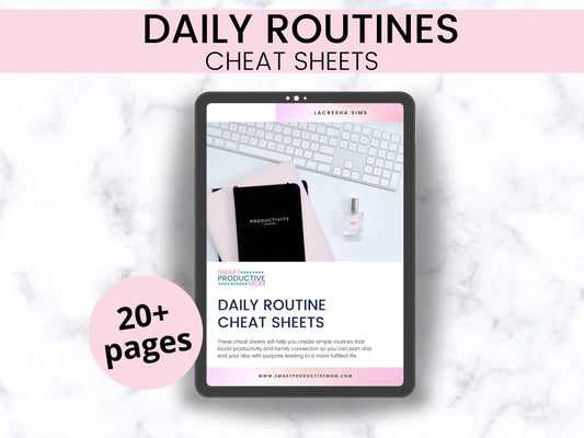 Daily Routines Cheat Sheets