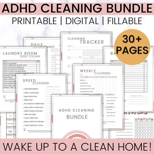 house cleaning checklists for adhd