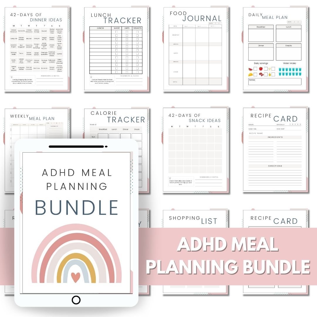 ADHD Meal Planning Bundle