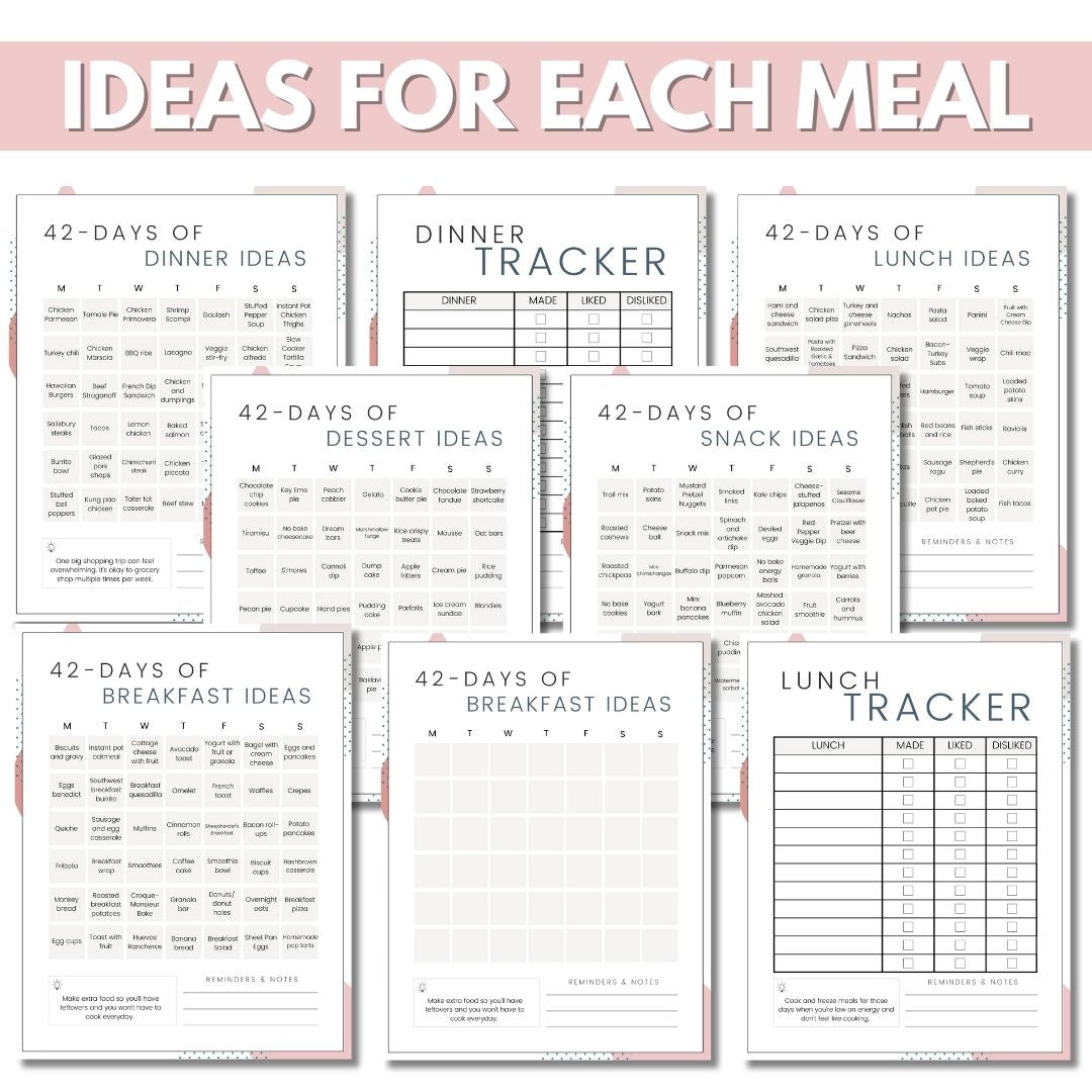 meal planner for busy moms